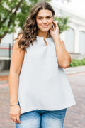 A Leap Of Faith Tank, Blue