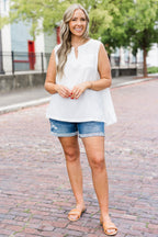 A Leap Of Faith Tank, White
