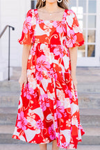 Ein leichtes Nebelkleid, Rot-Kombination
