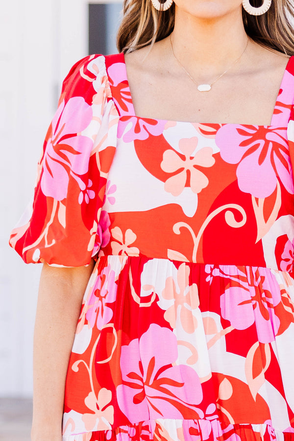 Ein leichtes Nebelkleid, Rot-Kombination