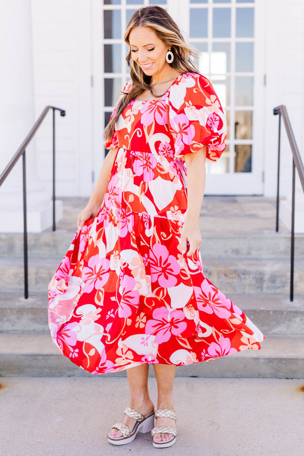 Ein leichtes Nebelkleid, Rot-Kombination