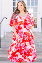 Ein leichtes Nebelkleid, Rot-Kombination