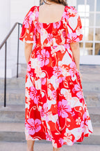 Ein leichtes Nebelkleid, Rot-Kombination