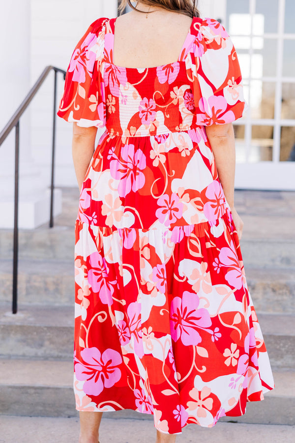 Ein leichtes Nebelkleid, Rot-Kombination