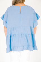 A Little Reckless Top, Chambray