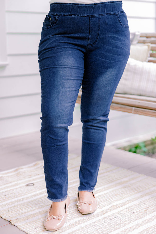 A Lovely Escape Jeggings, Blue