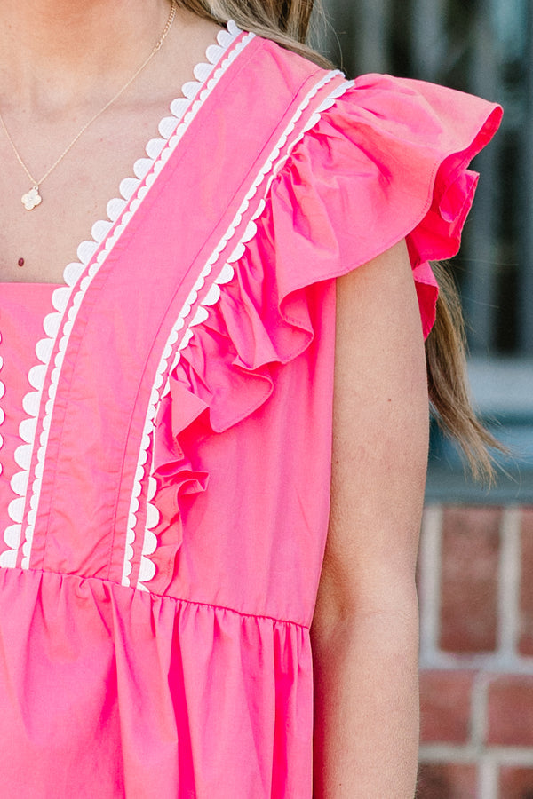 Back In Bloom Top, Pink