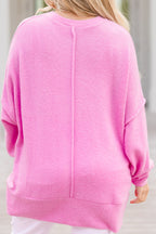Just Take A Break Pullover, Helles Mauve