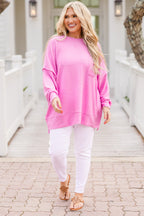Just Take A Break Pullover, Helles Mauve
