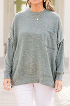Just Take A Break Sweater, Ash Jade