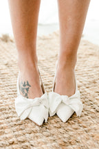Traumhafte Kitten Heels, Weiß