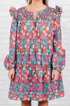 Ein Secret Garden Kleid, Mint Pink