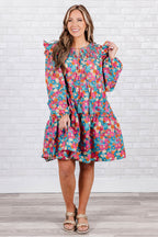 Ein Secret Garden Kleid, Mint Pink