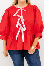 A Whole New Perspective Top, Red
