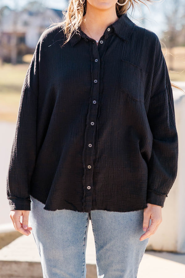 Act Of Faith Top, Black