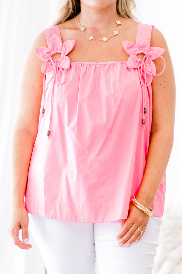 After Hours Top, Pink