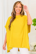 All About Knits Top, Senf