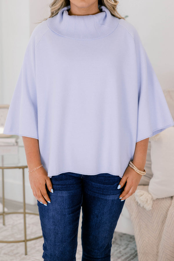 All About Now Pullover, Blau