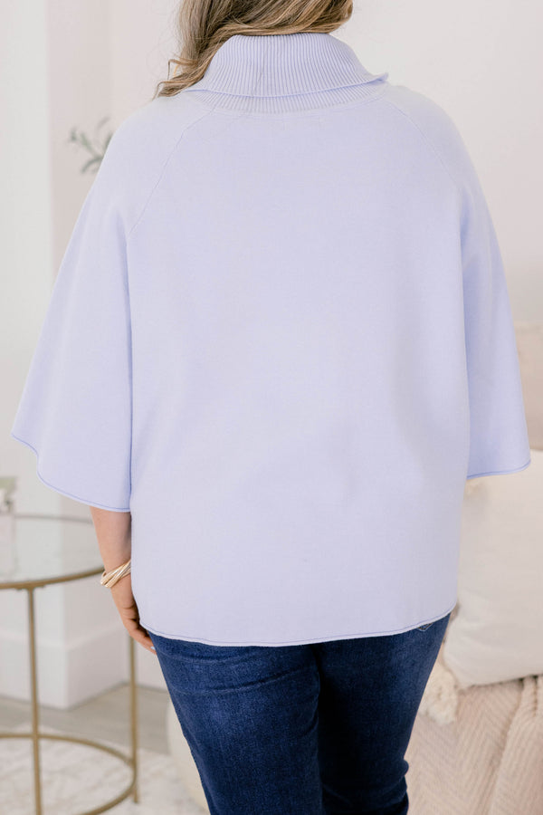 All About Now Pullover, Blau