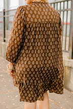 All Around Dress, Brown