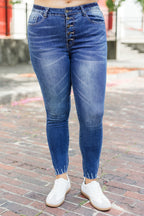 All For The Best Jeans, Dark Wash