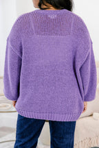 All In Time Cardigan, Purple