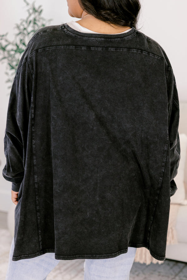 All So Nice Tunic, Black