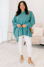 All So Nice Tunic, Teal