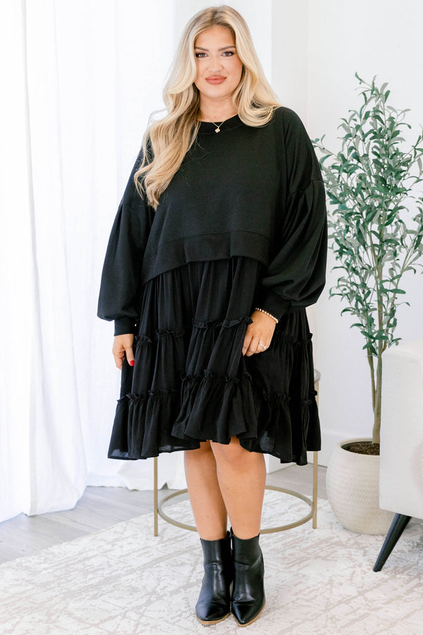 All The Right Reasons Kleid, Schwarz
