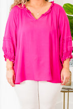 Almost Ready Top, Hot Pink