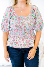 Almost The Weekend Top, Washed Light Denim