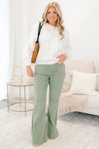 Always In The Right Place Jeans, Olive