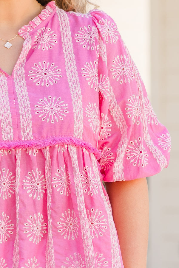 Always So Complicated Top, Pink