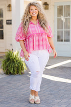 Always So Complicated Top, Pink