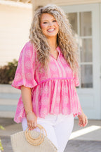 Always So Complicated Top, Pink