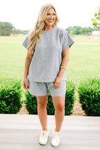 Always The Same Thing Top, Heather Gray
