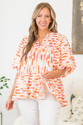 Always Thinking About You Top, Orange
