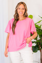 An Open Book Top, Pink