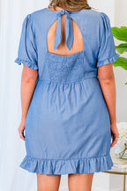 Another Day Of Sun Dress, Denim Blue