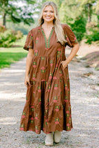 Anything Goes Dress, Brown