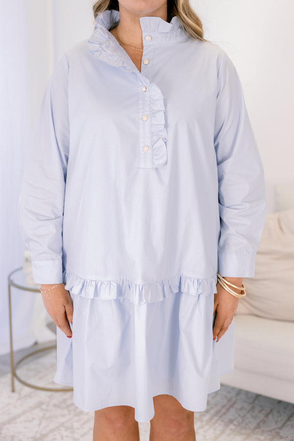 As If I Needed A Reason Dress, Baby Blue