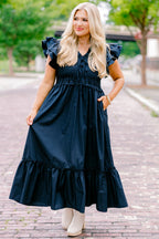 As Luck Would Have It Dress, Navy