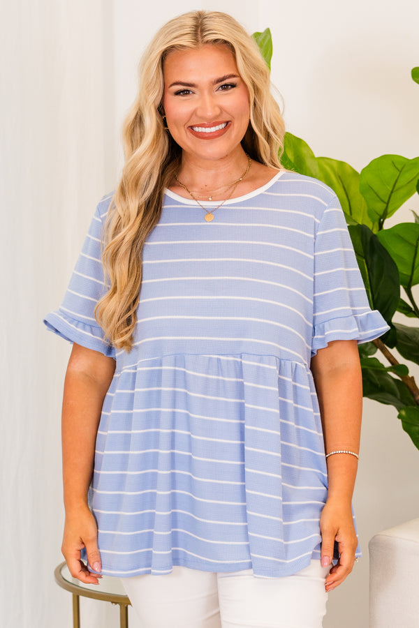 As Pretty As Me Top, Blue