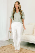 As She Pleases Jeans, White