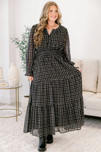 So schlicht wie das Kleid, schwarz