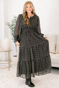 So schlicht wie das Kleid, schwarz