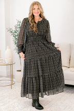 So schlicht wie das Kleid, schwarz