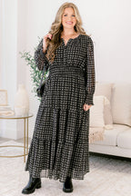 So schlicht wie das Kleid, schwarz
