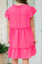Kleid „Awaiting Adventures“, Fuchsia