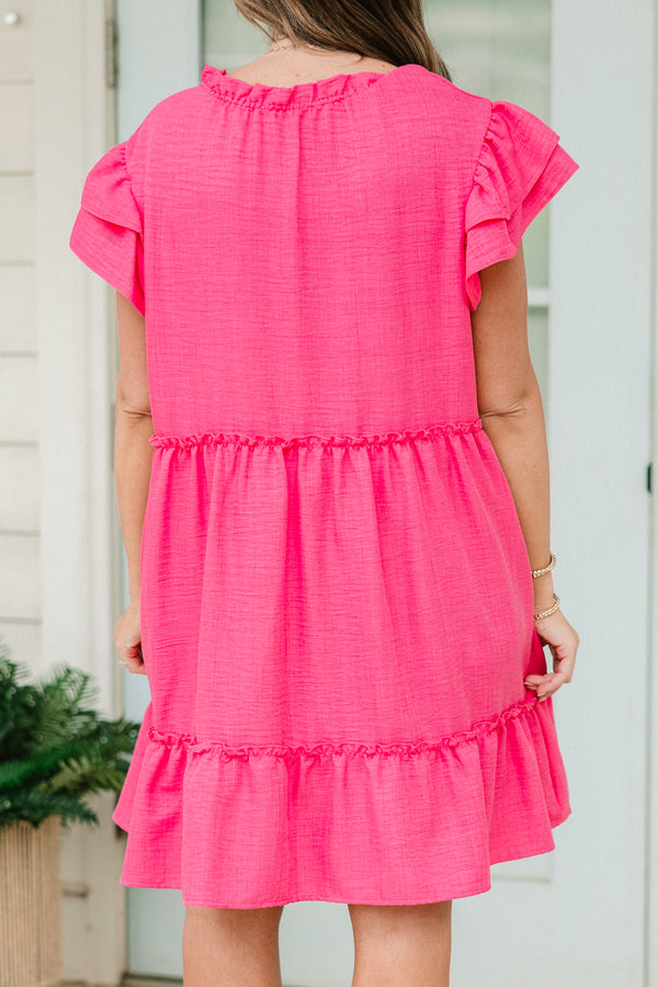 Kleid „Awaiting Adventures“, Fuchsia